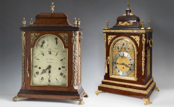 Reloj tipo Bracket Cha Howse. Londres, s. XVIII